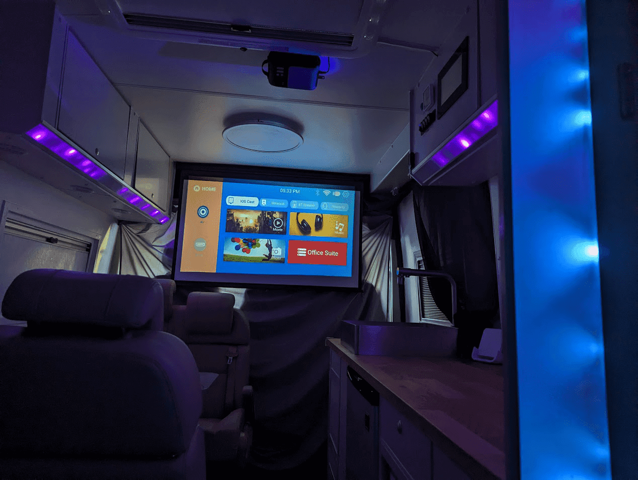 RV bedroom